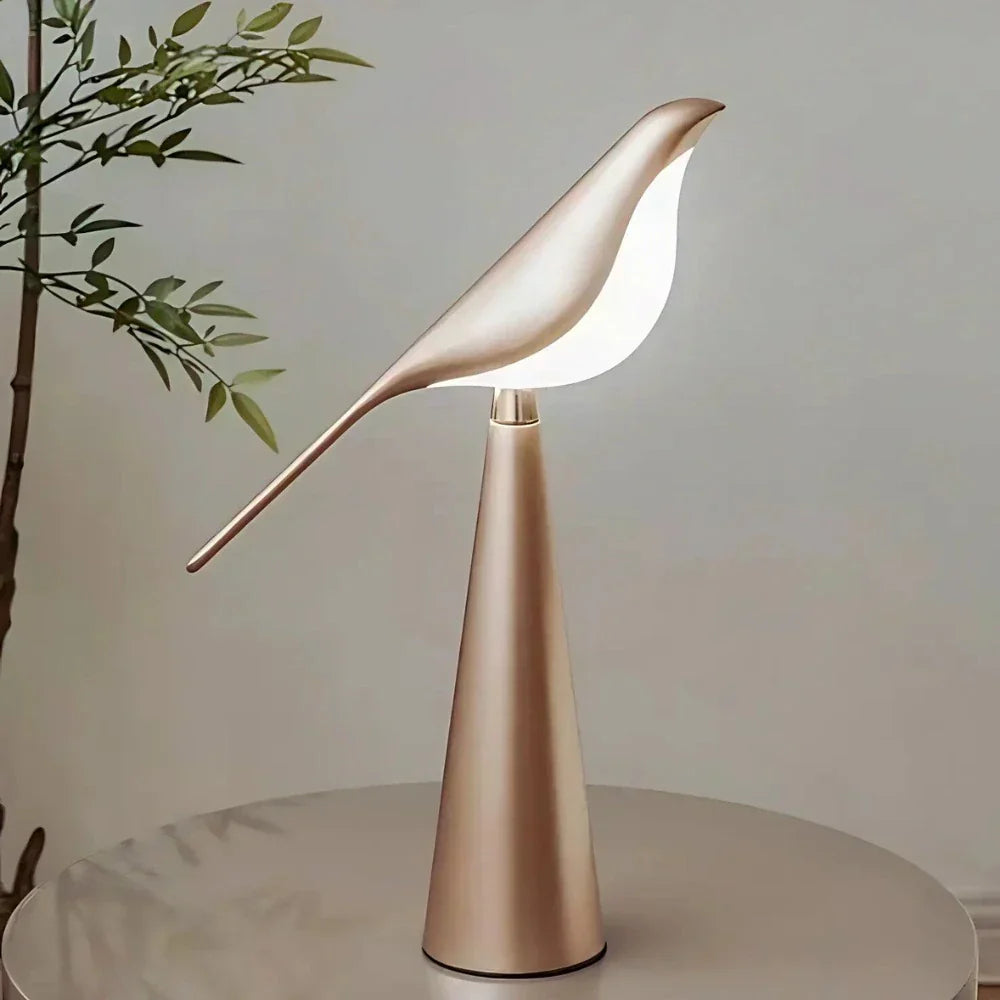 Bird Design LED Table Lamp | Dimmable, 3 Colour Temperatures