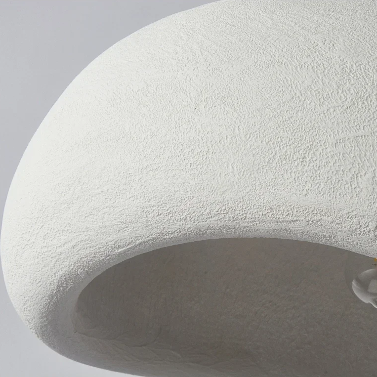 Wabi Sabi Fiberglass Pendant Light | Japandi Style, 7 Sizes