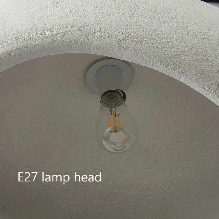 Wabi Sabi Fiberglass Pendant Light | Japandi Style, 7 Sizes