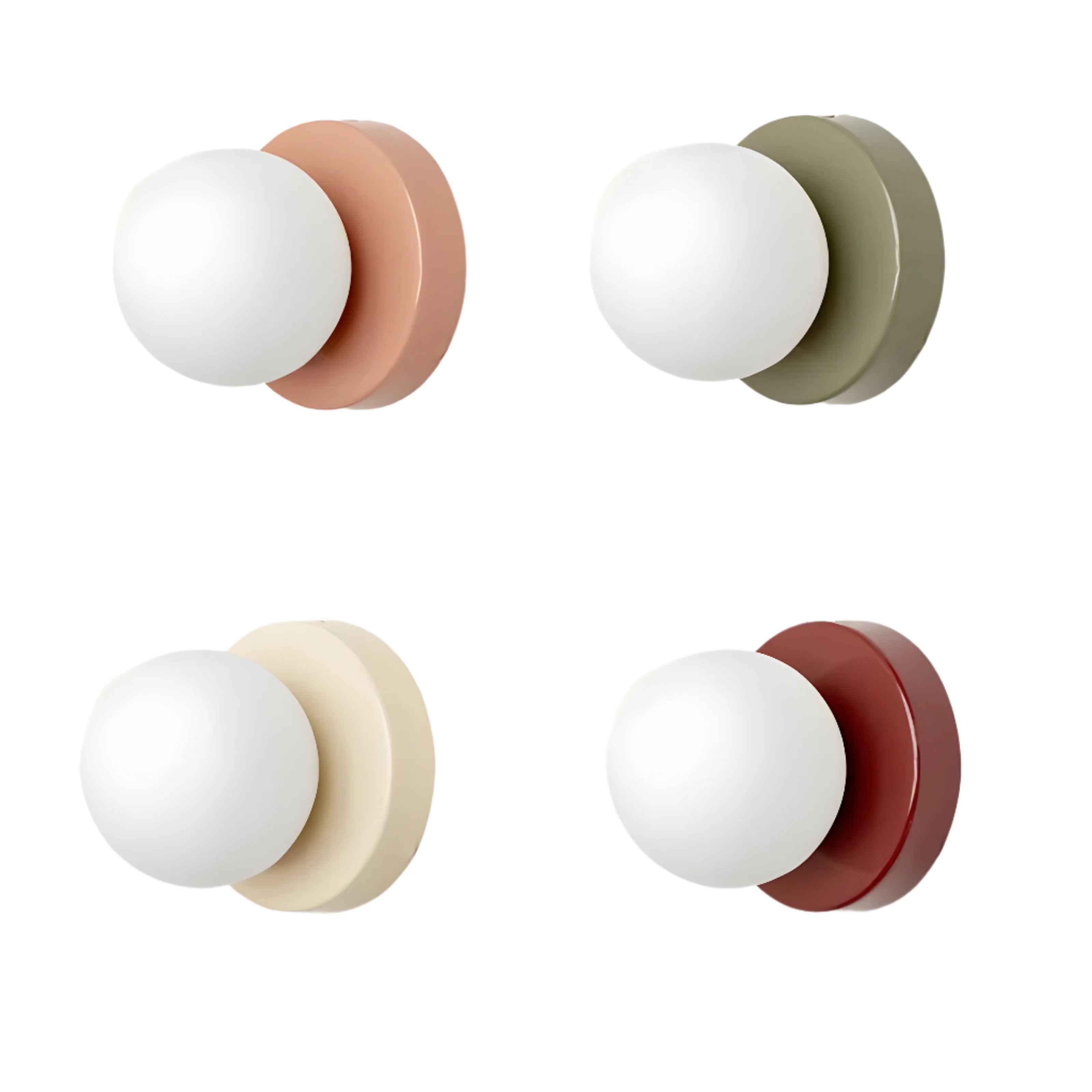 Nordic Round LED Wall Light | Scandinavian Style, G9 Warm Glow
