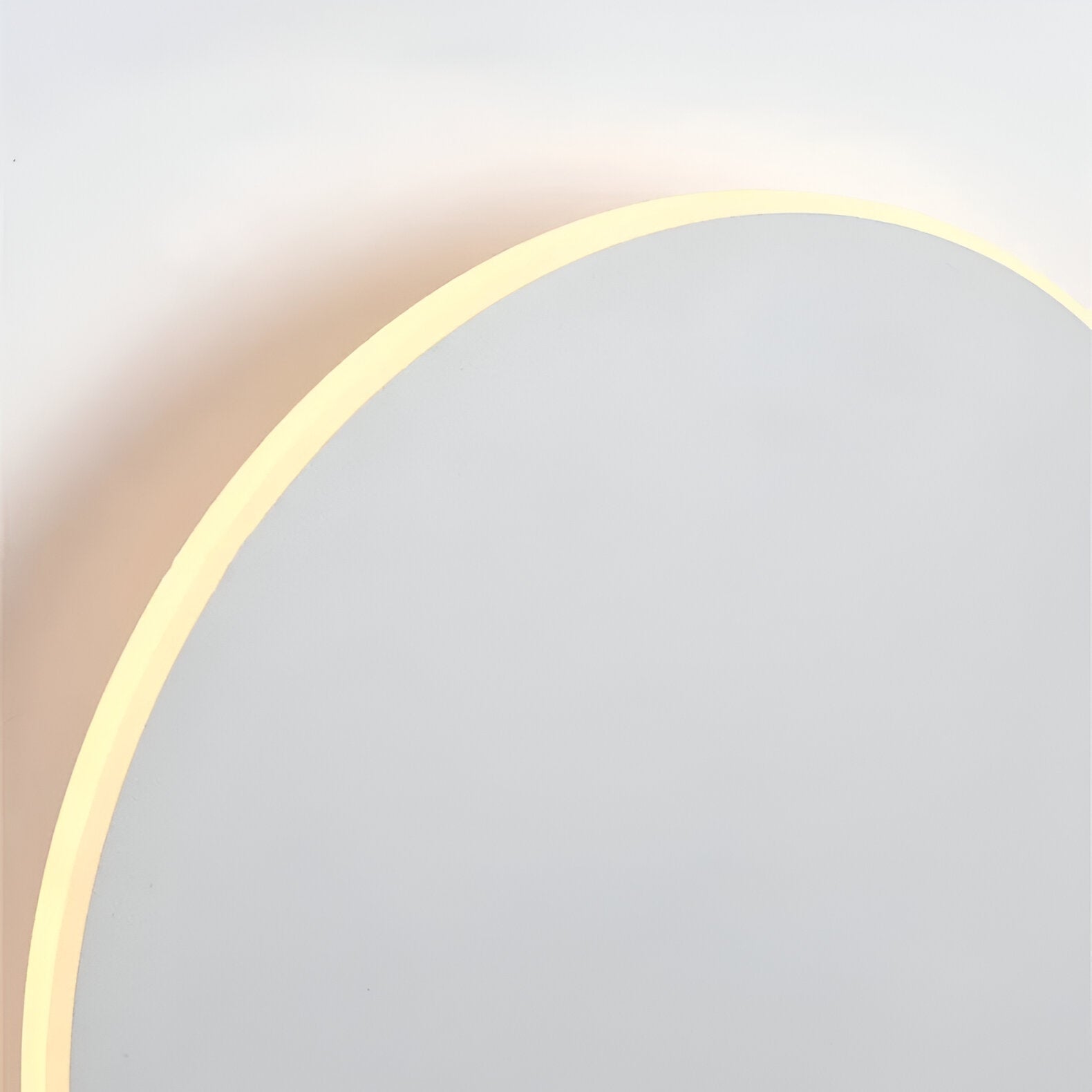 Round Aluminium LED Wall Light | Nordic Minimalist, 3000K Warm White