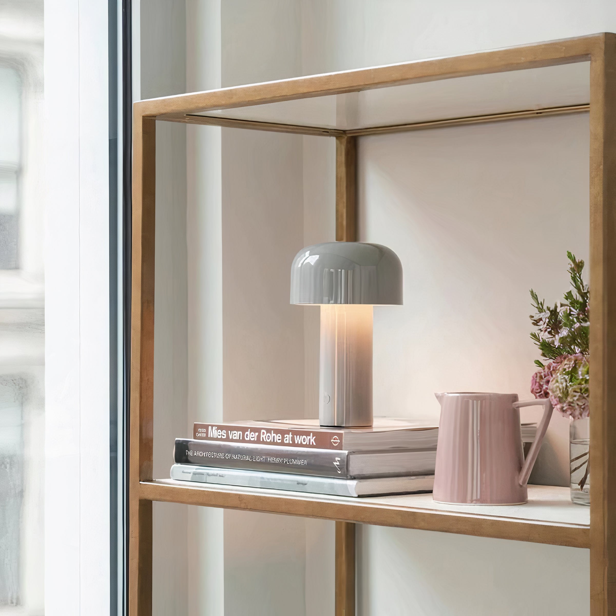 Mushroom Table Lamp | Wireless, Touch Dimmable, IP65