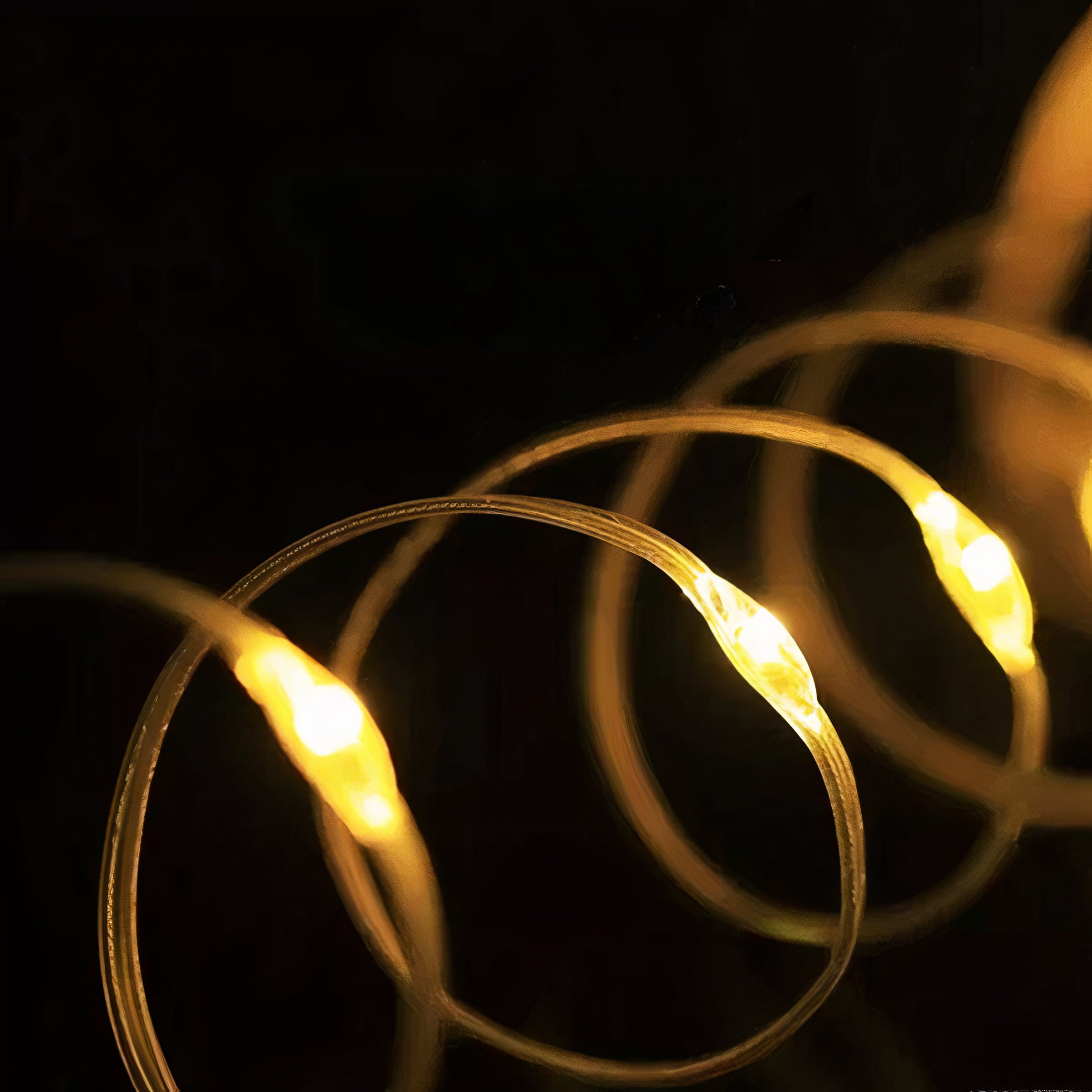 Retractable LED String Lights with Lantern | 2-in-1, USB-C Rechargeable