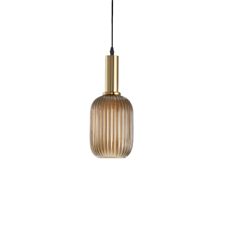 Retro Tinted Glass Pendant Light | Nordic Style, E27