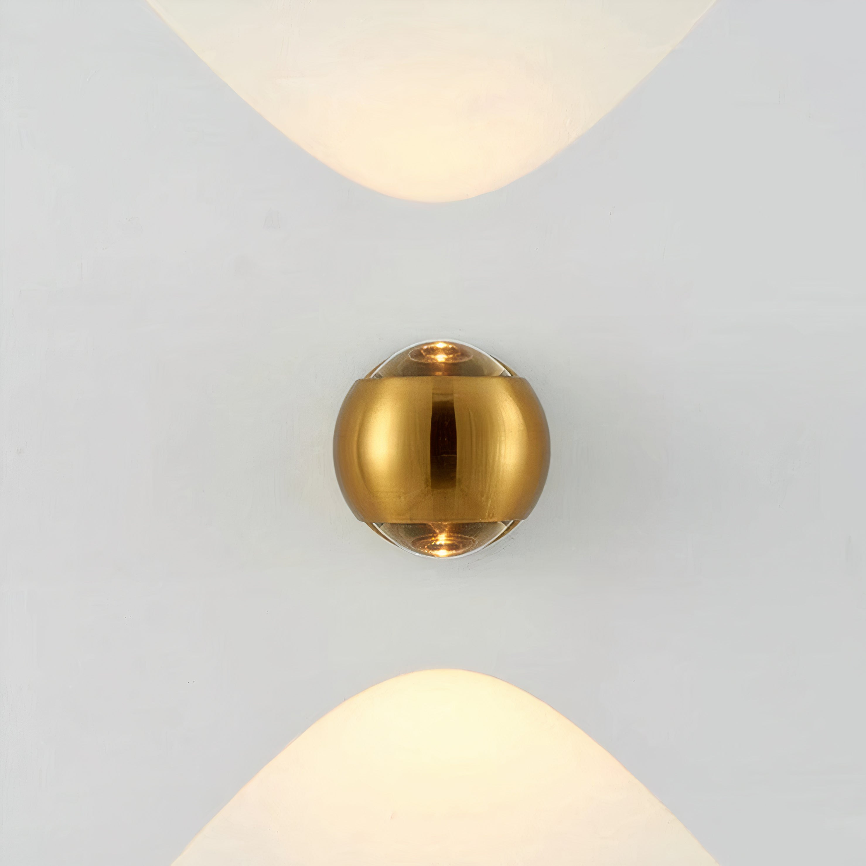 Rotating LED Wall Sconce | Up Down Light, Metal and Glass G9