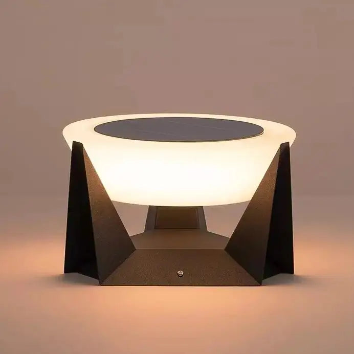 Solar Garden Floor Lamp | Stainless Steel, IP65 Weatherproof