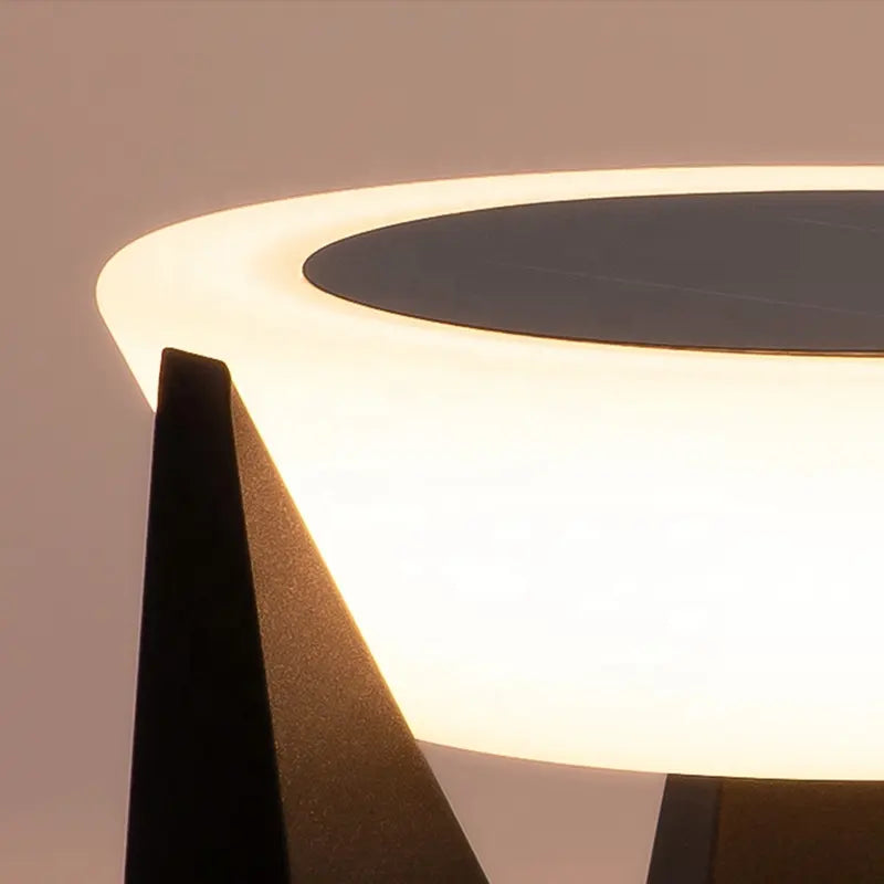 Solar Garden Floor Lamp | Stainless Steel, IP65 Weatherproof