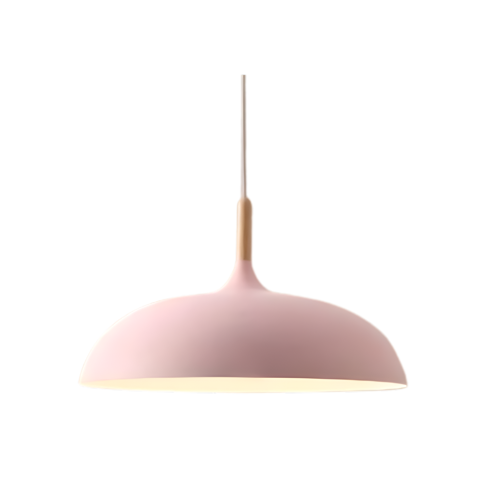 Wood and Iron Pendant Light | Japandi Style, E27, 4 Sizes