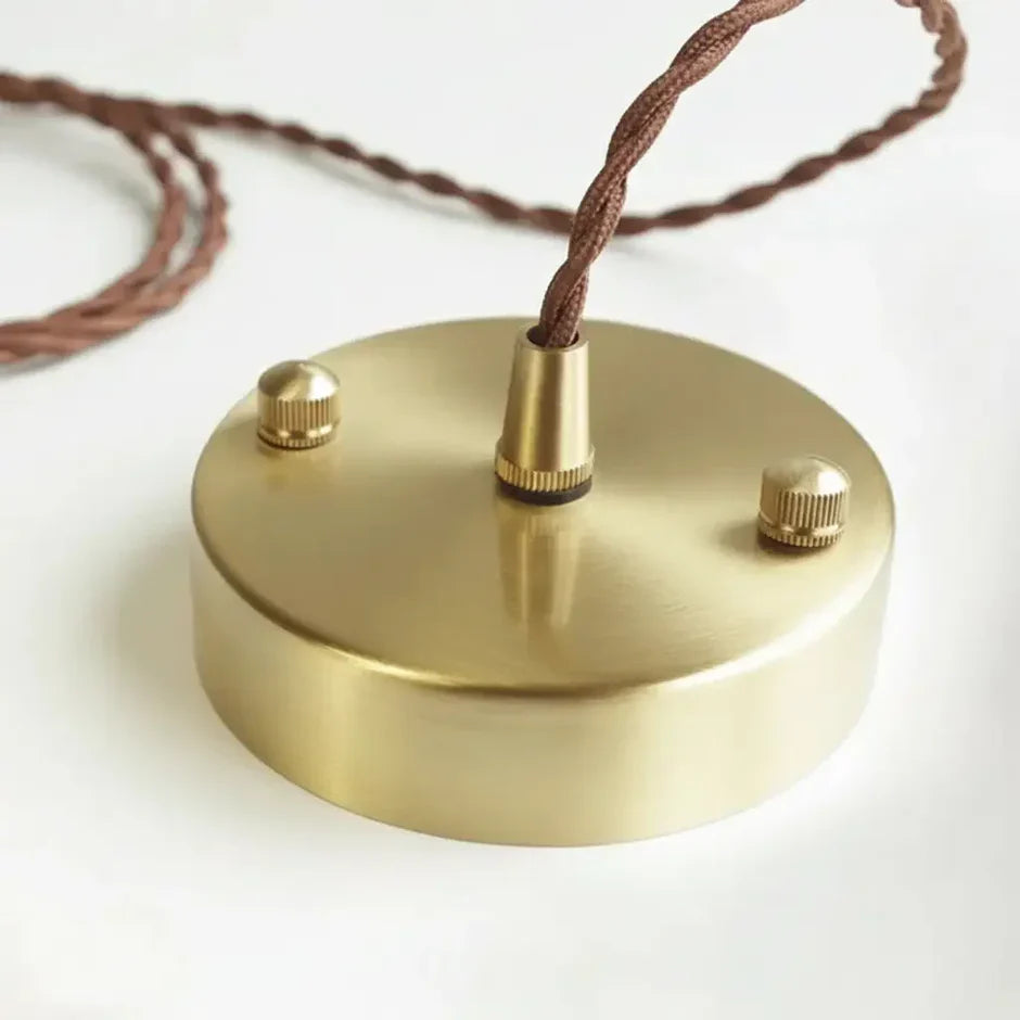 Hand-Painted Ceramic Pendant Light | Scandinavian Style, E27