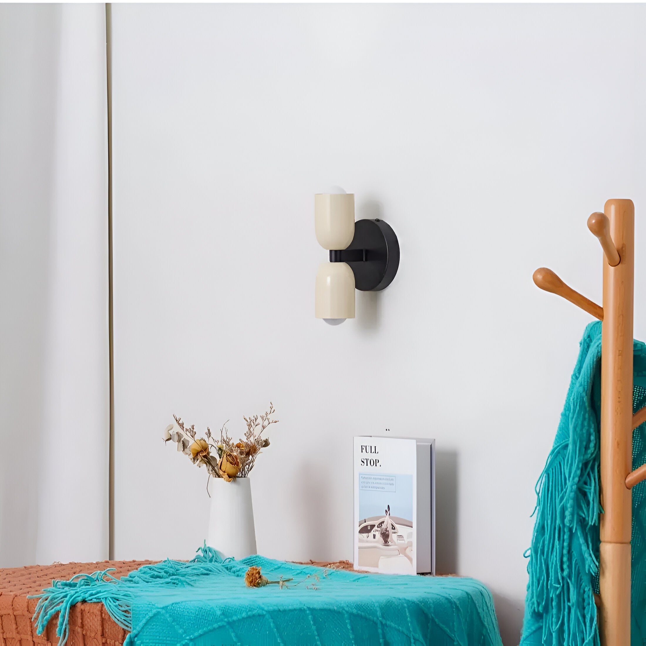 Double Head Iron Wall Sconce | Nordic Style, Up-Down Light