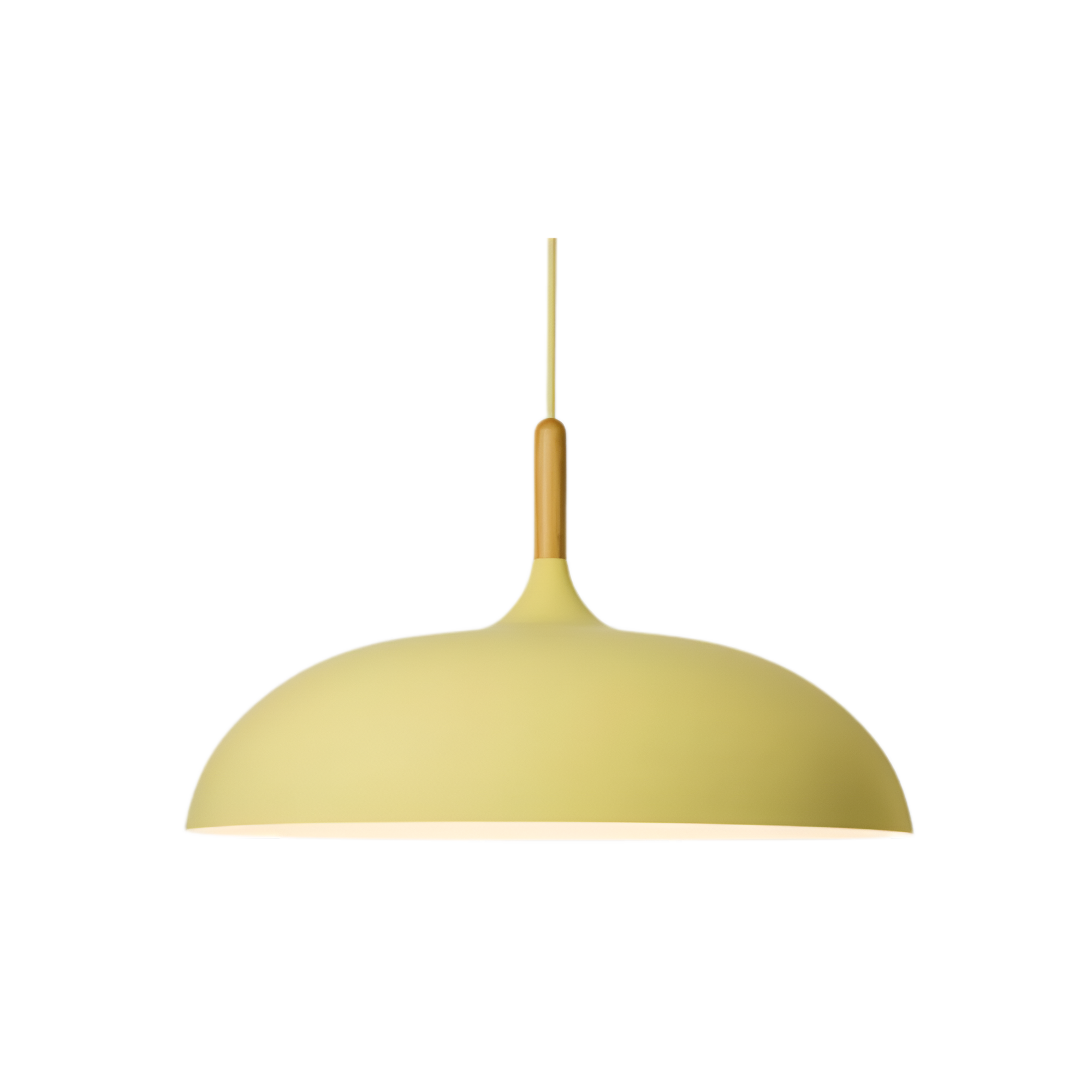 Wood and Iron Pendant Light | Japandi Style, E27, 4 Sizes